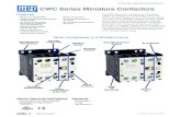 CWC Series Miniature Contactors OverviewCWC Series Miniature Contactors The CWC series mini contactors are a complete solution for switching and controlling motors. The CWC’s compact