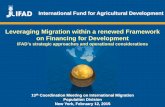 Leveraging Migration within a renewed Framework on ... - Financial services linked with remittances