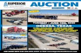 June 16 - Odessa, TX Auction - superiorauctioneers.com · 5/20/2020  · 2003 MACK CV-713 GRANITE T/A Hot Oil Truck w/ MACK 400HP, 8-Spd Trans, 275”WB, 80-Bbl Propane Fired Hot