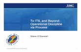 To ITIL® and Beyond: Operational Discipline via …...Title To ITIL® and Beyond: Operational Discipline via Process Author Glenn O'Donnell Created Date 12/28/2005 1:36:32 PM