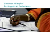 Common Principles for Support to Parliamentsarchive.ipu.org/pdf/publications/principles_en.pdf · Common Principles for Support to Parliaments 3 cultural, religious, political and