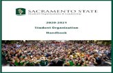 Student Organization Handbook · Student Organization Handbook 2 Introduction Student Organizations & Leadership is excited about your interest in student organizations. We recognize