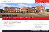 Towergate House, Wintersells Road Refurbished …...2020/05/22  · Towergate House, Wintersells Road Byfleet, Surrey, KT14 7LF Refurbished offices to let & rare freehold opportunity