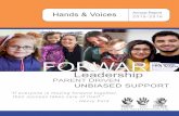 Leadership...Toll free: 1-866-422-0422 Janet DesGeorges, Executive Director Phone: 303-492-6283 janet@handsandvoices.org “What works for your child is what makes the choice right.”