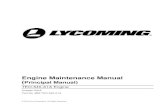 Engine Maintenance Manual · 2018-10-02 · TEO-540-A1A Engine Maintenance Manual Lycoming Part Number: MM-TEO-540-A1A Contact Us: Mailing Address: Lycoming Engines 652 Oliver Street