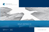 BVI SPACs - Conyers · A SPAC is a newly-formed company which raises capital by way of an initial public offering (IPO) for the purpose of using the proceeds to acquire or merge with
