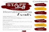 A publication of the Winthrop University Staff Conference STAFF stuff Halloween … · 2019-07-31 · STAFF Halloween Fun Homecoming Events Alumni Faculty/Staff Luncheon Tuesday,