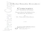 Nikolai Rimsky-Korsakov - Ensemble Publications · Catalog No: ENS085 Nikolai Rimsky-Korsakov Concerto for Trombone & Band Transcribed & Edited for Trombone & Piano by Dr. Timothy