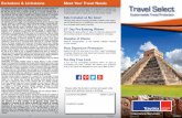Travel Select - Travelex Insurance Services · insurance is guilty of a crime and may be subject to fines and confinement in prison. If you wish to obtain a fraud statement specific