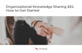 Organizational Knowledge Sharing 101: How to Get Started...and the right platform. As more an more workplaces go digital, it is vital your knowledge sharing processes work smoothly