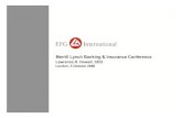 Merrill Lynch Banking & Insurance Conference 1aa5aff3...آ  Merrill Lynch Banking & Insurance Conference