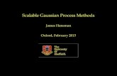 Scalable Gaussian Process ... Stochastic Variational Inference I Combine the ideas of stochastic optimisation