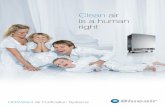 Clean air is a human right · Compare air purifiers using the Clean Air Delivery Rate (CADR). This measures how well a system removes pollutants from the air. The higher the CADR