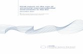 Final report on the use of structural macroprudential ... · Final report on the use of structural macroprudential instruments in the EU Executive Summary 4. requirements for systemically