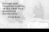 CDD and Beneficial Ownershipfiles.acams.org/pdfs/2017/PPP_CEHOU01262017.pdf · Design and Implementation of the CDD and Beneficial Ownership Final Rule. 2 Key Dates • Final rule