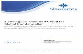 Blending On-Prem and Cloud for Digital Transformation€¦ · integrating existing platforms with the cloud; strategically utilizing cloud-based services to achieve measurable value