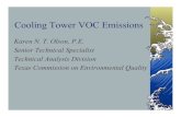 Cooling Tower VOC Emissions - University of Iowanas.cgrer.uiowa.edu/ICARTT/Seminars and Formal... · Cooling Tower VOC Emissions-Issues VOC Emission Estimating Issues Generally AP-42