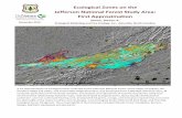 Ecological Zones on the Jefferson National Forest Study ... · identifying Ecological Zones at field locations, 2) creating a digital terrain GIS database and extracting environmental