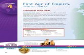 First Age of Empires, ... First Age of Empires, 1570 B.C.â€“200 B.C. Previewing Main Ideas Groups from