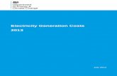 Electricity generation costs 2013 - Global CCS Institute · 2014-06-26 · Electricity Generation Costs July 2013 6 Step 2: Sum the net present value of total expected costs for each