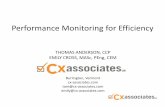 Performance Monitoring for Efficiency · “The Building Performance Tracking Handbook,” California Commissioning Collaborative –cacx.org ASHRAE Guideline 22‐2008 – “Instrumentation