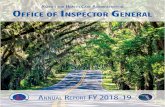 A MESSAGE FROM THE INSPECTOR GENERAL · Inspector General A MESSAGE FROM THE INSPECTOR GENERAL September 2019 On behalf of the Agency for Health Care Administration’s (Agency or