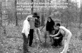 United States Department of Activities of the Alabama … · 2013-12-08 · consortium: socioeconomic relationships between forests and people, and forest operations for ecosystem