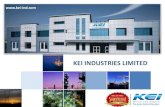 KEI INDUSTRIES LIMITED · (Rajasthan), Chopanki (Rajasthan) & Silvassa (D & NH) More than 1000 employees, 290 workers & 2100 contract labour across the Country KEI Industries Limited