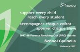 Parents Reaching Out (PRO) Grants School Councils · 2017-18 Parents Reaching Out (PRO) Grants School Councils February 2017 . PARENT ENGAGEMENT IN ONTARIO Students are more likely
