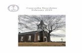 Concordia Newsletter February 2019...CONCORDIA U.C.C 7600 State Route 163 Belleville, IL 62223 618-476-3377 concordiaucc.weebly.com OUR STAFF Minister: Every Member of the Congregation