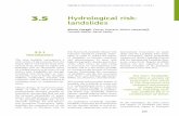 3.5 Hydrological risk: landslides - Europa€¦ · CHAPTER 3 UNDERSTANDING DISASTER RISK: HAZARD RELATED RISK ISSUES - SECTION II 211 down pore water pressures through transpiration.