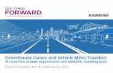 Greenhouse Gases and Vehicle Miles Traveled - sandag.orgTransportation Projects: Proposed Caltrans Policy “Vehicle Miles Traveled (VMT) is the most appropriate primary measure of