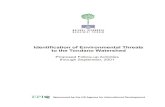 Identification of Environmental Threats to the Tondano ... · Identification of Environmental Threats to the Tondano Watershed Environmental Policy and Institutional Strengthening