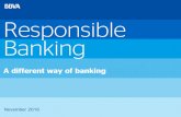 Responsible Banking...Competition landscape: digital disruption & new players in financial industry mean a world of opportunities but also new material issues as privacy & security