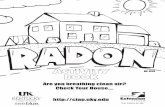 Activity Book - University of Kentucky · 2016-02-01 · Radon Activity Book 5 Z o n e r a d o s n kentuckykentucky. What can you do? Crawl space Attic fan Pipe Radon test kit TEST