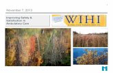 Improving Safety & Satisfaction in Ambulatory Careapp.ihi.org/marketing/program_documents/wihi/WIHISlides... · 2013-11-07 · Massachusetts malpractice and patient safety improvement
