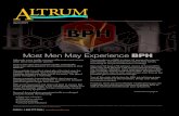 Most Men May Experience BPH - ALTRUM Online · using prescription medications along with food supplements. Male Power A.J.’s Male Power is a premium product designed for men who