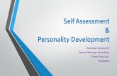 Self Assessment & Personality Developmenttumkuruniversity.ac.in/oc_pg/msw/Self Assesment and Personality... · Personality Development Venkatesh Murthy B P General Manager-Operations