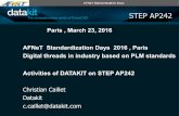 Paris , March 23, 2016 AFNeT Standardization Days 2016 , Paris …download.afnet.fr/ASD2016/ASD2016-08-Datakit.pdf · 2017-05-04 · Paris , March 23, 2016 AFNeT Standardization Days