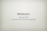 Malware - Personalpersonal.strath.ac.uk/.../courses/netsec/lectures/W.6-malware.pdf · A Malware is a set of instructions that run on your computer and make your system ...