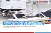 EFFICIENT SOLUTIONS FOR VEHICLE CONVERSION0... · secure bonding. Fitting floor coverings Our double-sided adhesive tapes offer reliable bonding of floor coverings together with easy