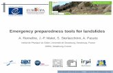 Emergency preparedness tools for landslides ... 1. Remote-sensing techniques for landslide inventory