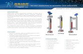 MAGNETIC LEVEL INDICATORS DESCRIPTION · The Atlas is Orion’s standard high-performance magnetic level indicator. Atlas is a single chamber design with either a 2", 21⁄2", or