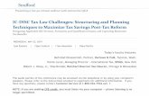 IC-DISC Tax Law Challenges: Structuring and Planning …media.straffordpub.com/products/ic-disc-tax-law... · 2019-05-21 · Amounts paid by an operating company to its related IC-DISC