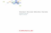 Siebel Social Media Guide · Benefits of the Integration 8 Architecture of the Integration 8 Requirements for Integrating Siebel CRM with Oracle Social Relationship Management 9 Chapter