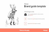 A few things to note · 16-10-2017  · by BATHI Brand guide template Update text and colors based on branding. A few things to note: This is an example guideline for a made up company
