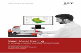 in Sheet Metal Forming Processes GOM – Precise Industrial ... · Quality control in sheet metal forming processes For design and simulation, GOM systems provide precise material