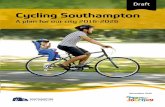 Cycling Southampton - A plan for our city 2016-2026 · a greater concentration of accidents involving people on cycles during the darker months. Cycling to school is growing as a