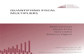 QUANTIFYING FISCAL MULTIPLIERS · Oriol Carreras (o.carreras@niesr.ac.uk), National Institute of Economic and Social Research, 2 Dean Trench Street, London SW1P 3HE . Introduction