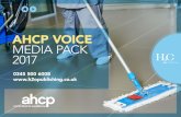 AHCP VOICE MEDIA PACK 2017 - H2O Publishing · 2017-03-15 · ahcp Voice Magazine is one of fifteen industry leading titles produced by H2O Publishing. We provide engaging and trusted